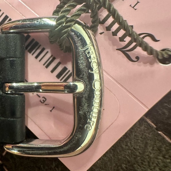 2005 JUICY COUTURE Glamor Watch with Black Rubber Strap & Swarovski Crystals - Picture 11 of 15